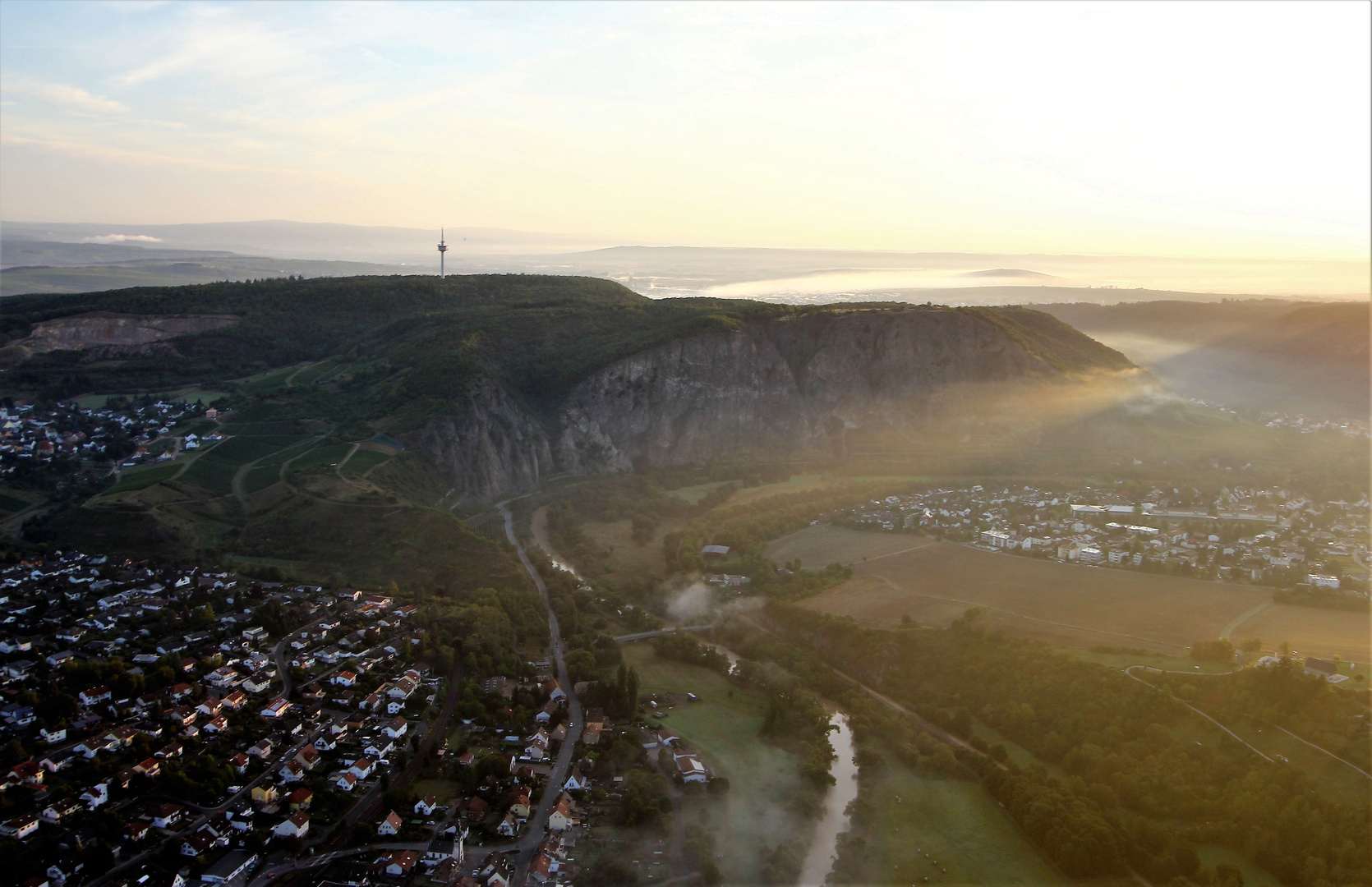 Nahetal aus dem Ballon