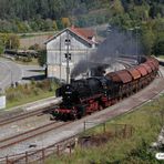 Nahgüterzug im Bahnhof Storzingen