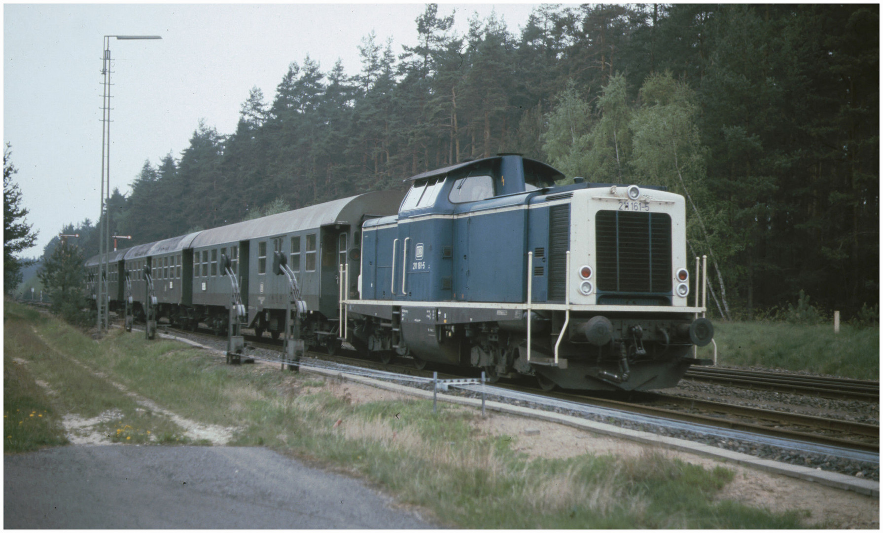 Nahverkehrszug in der Oberpfalz