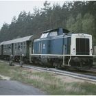 Nahverkehrszug in der Oberpfalz