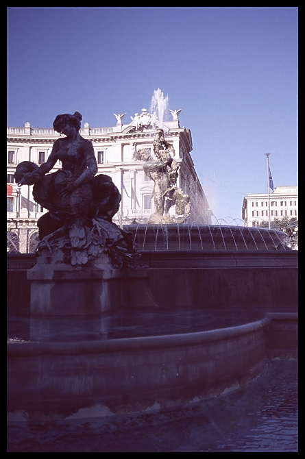 Najadenbrunnen auf der Piazza della Repubblica