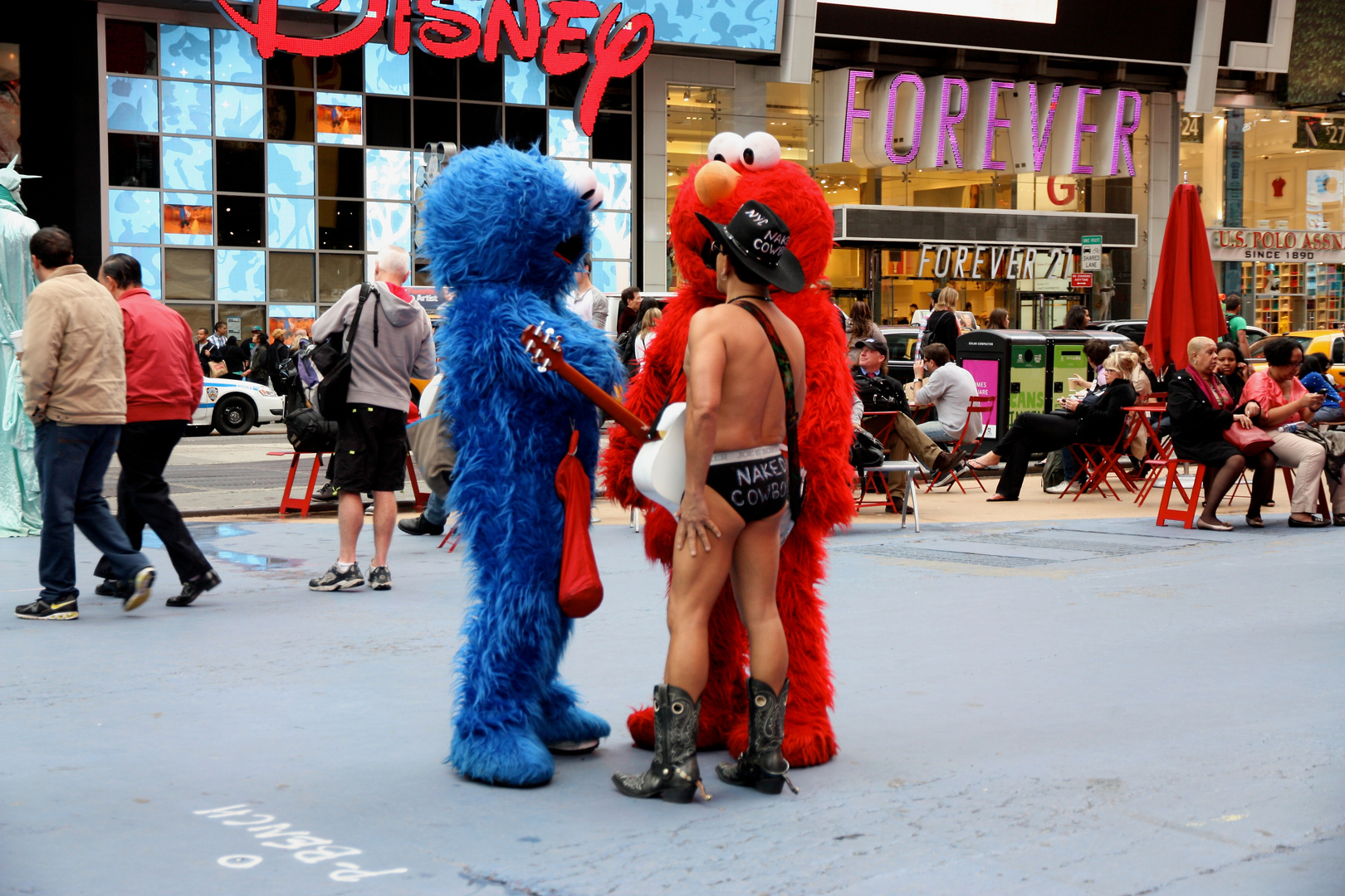 naked cowboy...