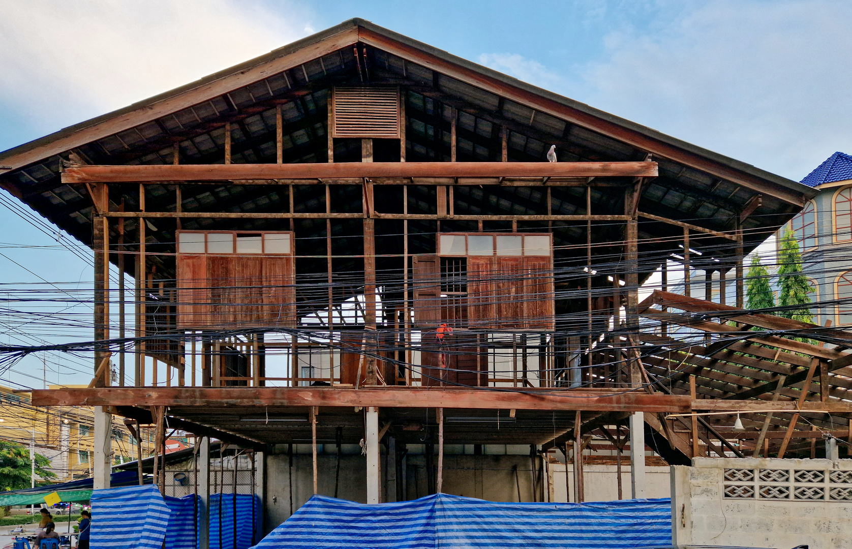 Nakhon Pathom - Traditionelles Stadthaus