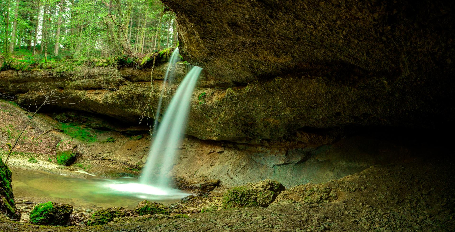 Namenloser Wasserfall bei Scheidegg