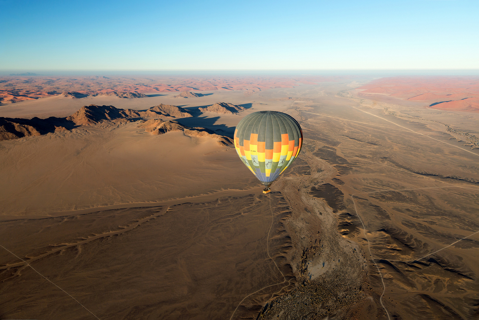 Namib-Wüste I, Heißluftballonfahrt