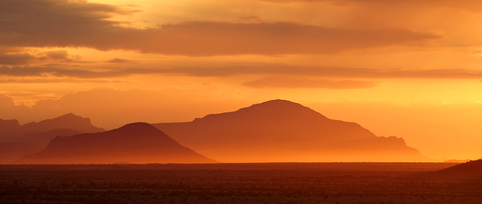 Namibia 2010: Blick ab dem Bushman's Paradise an der Spitzkoppe