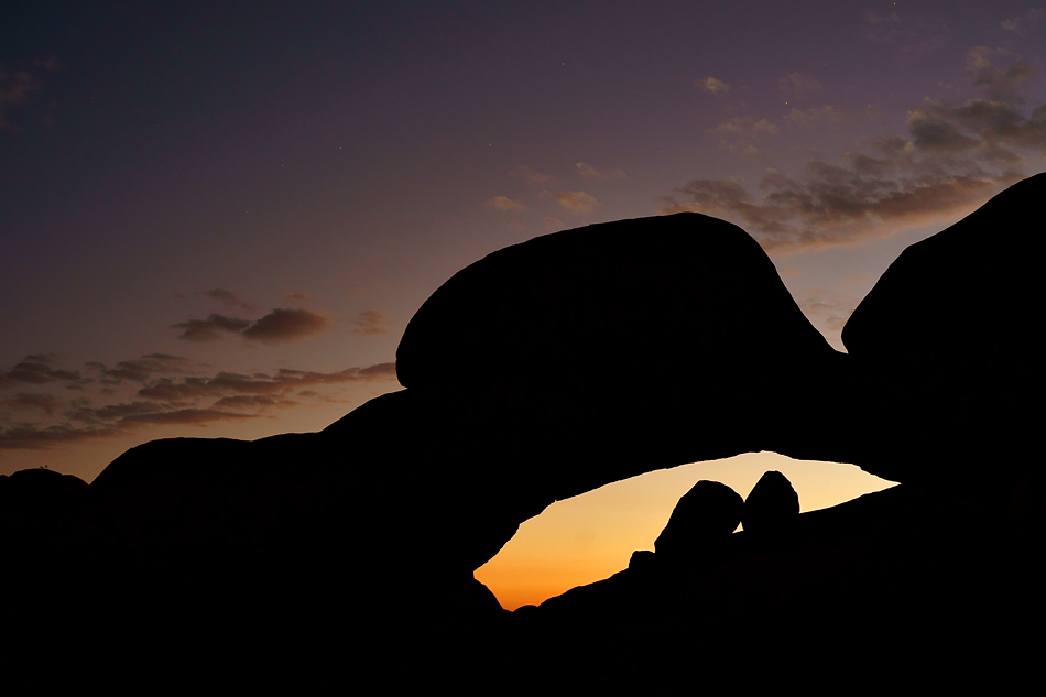 Namibia 2010: Gute Nacht an der Spitzkoppe