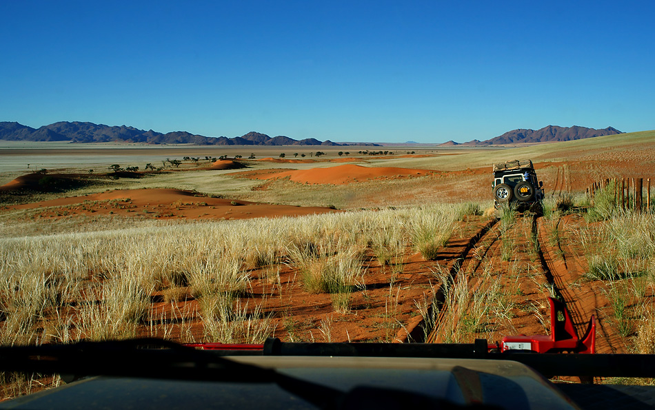 Namibia 2010: Unterwegs auf der „230 Quadratkilometer Farm“….