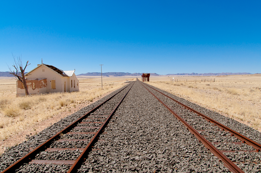 Namibia 2012: Bahnhof Garub auf dem Weg nach Lüderitz