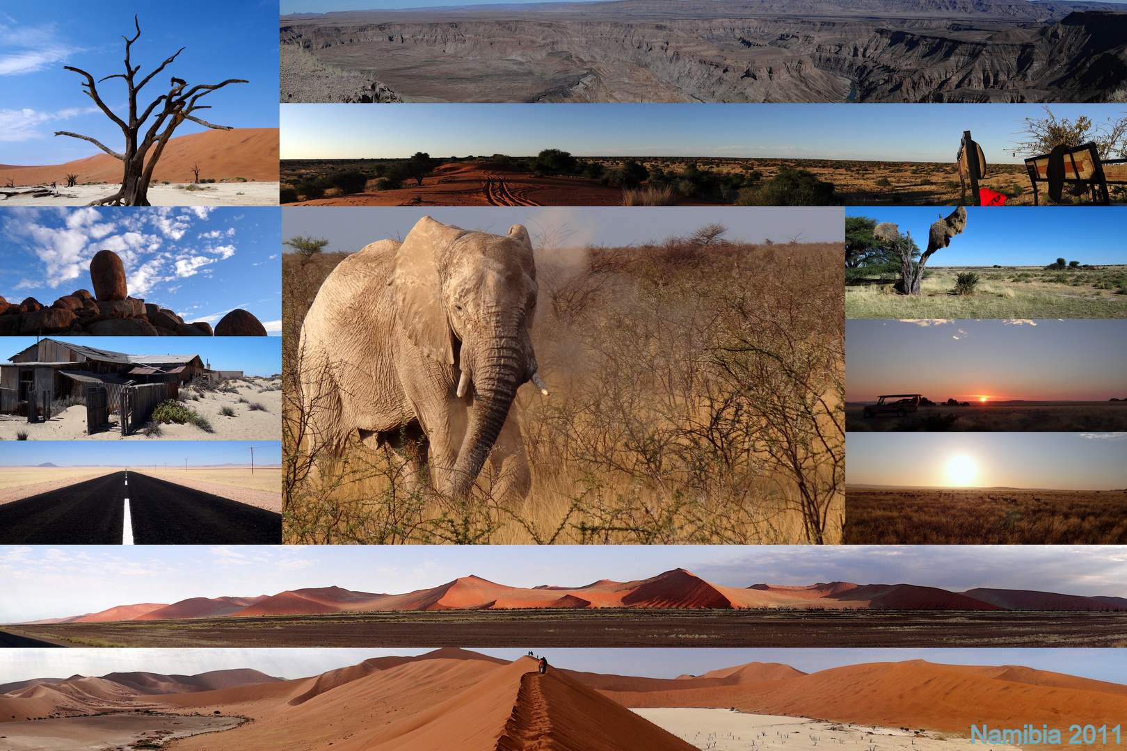 Namibia-Collage