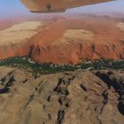 Namibia - Flug über den Namib Naukluft-Park / Übergang Diamant Area - Naukluftberge