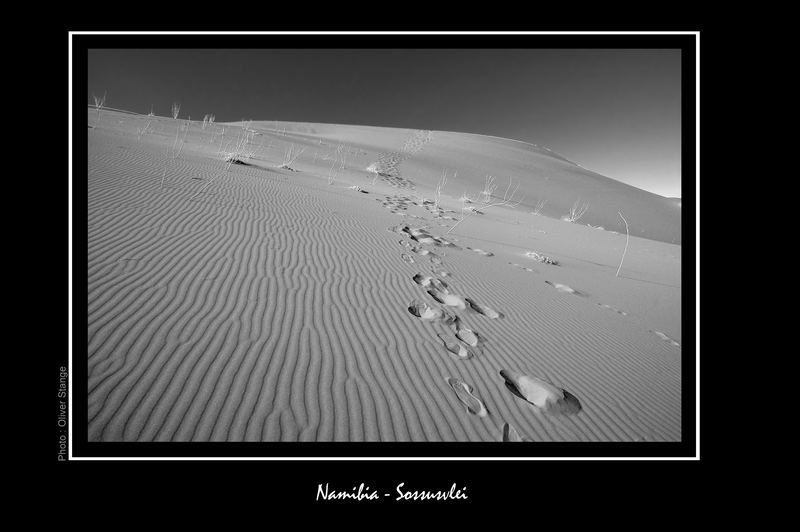 Namibia - Meine Spuren im Sand...