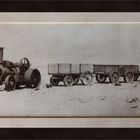 Namibia um 1905 Dampftraktor / Lokomobil