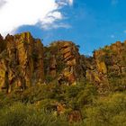 Namibia - Waterberg Plateau Park 1, rote Sandsteinfelsen in der Abendsonne