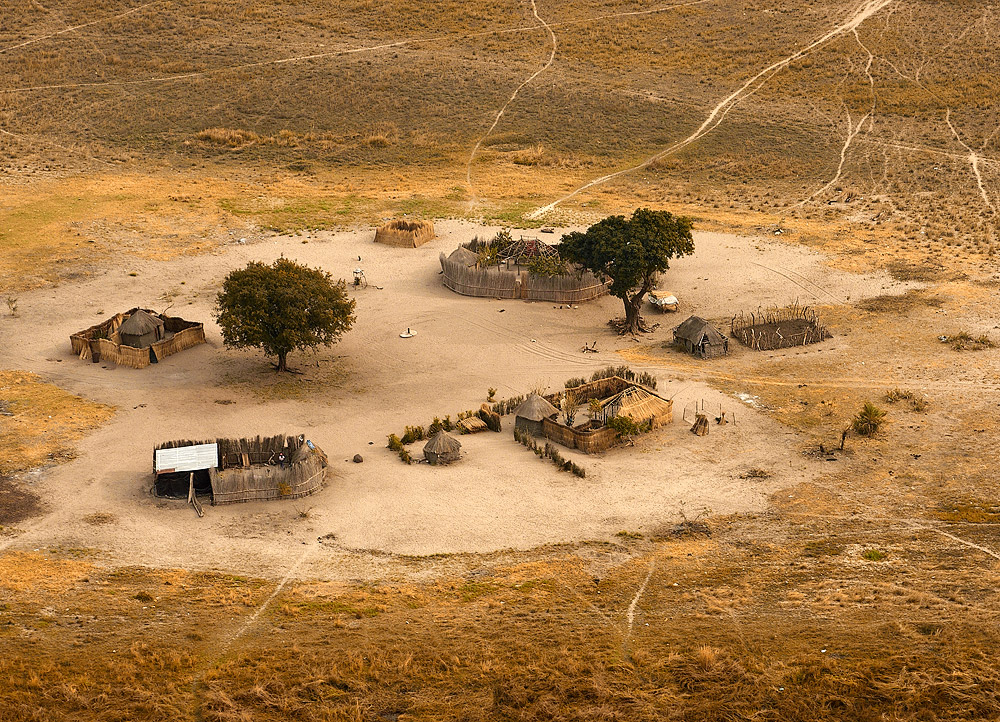 Namibisches Dorf