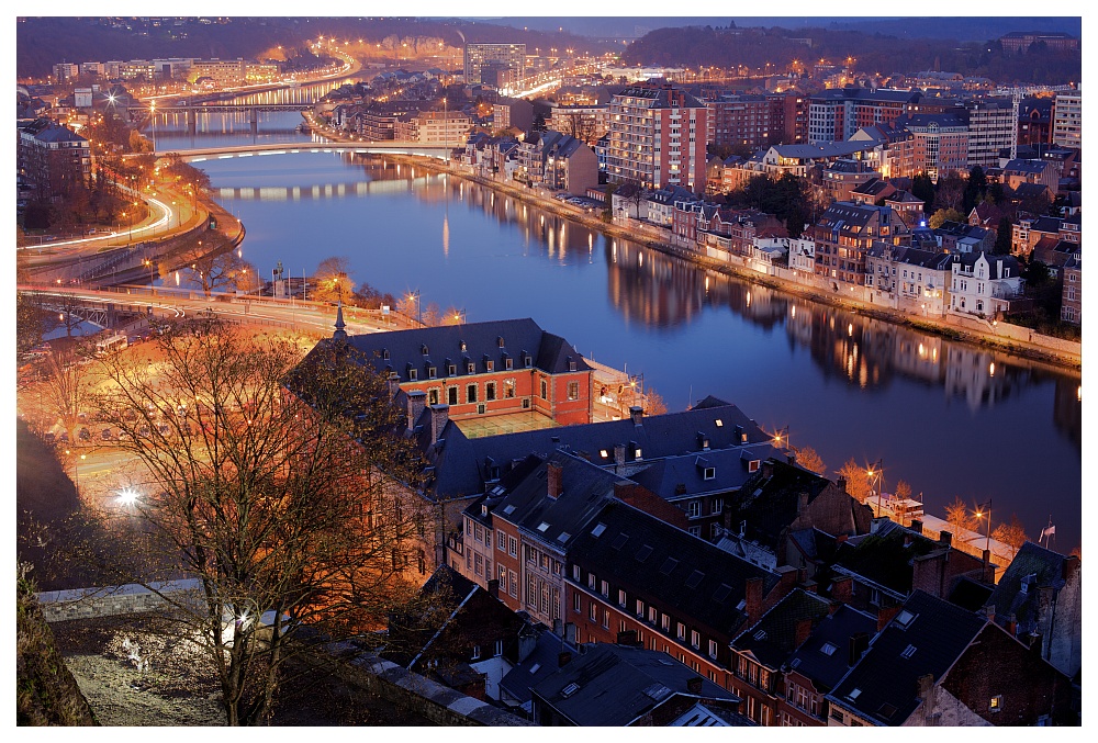 Namur - Blick von der Zitadelle...