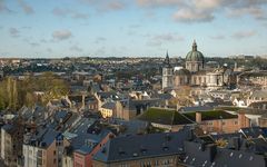 Namur - La Citadelle - View on Namur with Cathédrale Saint-Aubain - 23