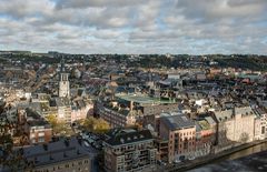 Namur - La Citadelle - View on Namur with l'église Saint-Jean-Baptiste and Belfrey - 22