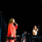 Nana Mouskouri mit ihre Tochter in der Wiener Stadthalle