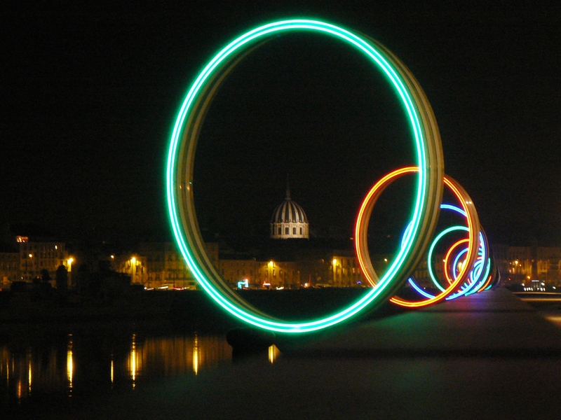 Nantes dans les Anneaux de Buren