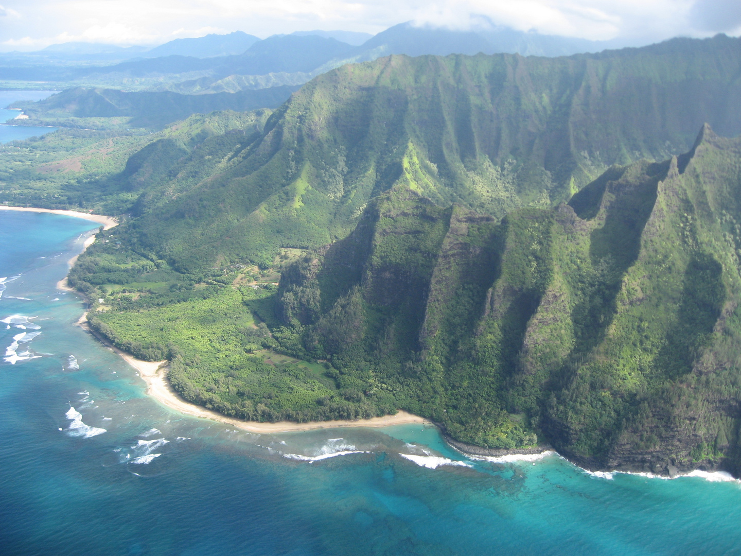 Napali Coast aus der Luft