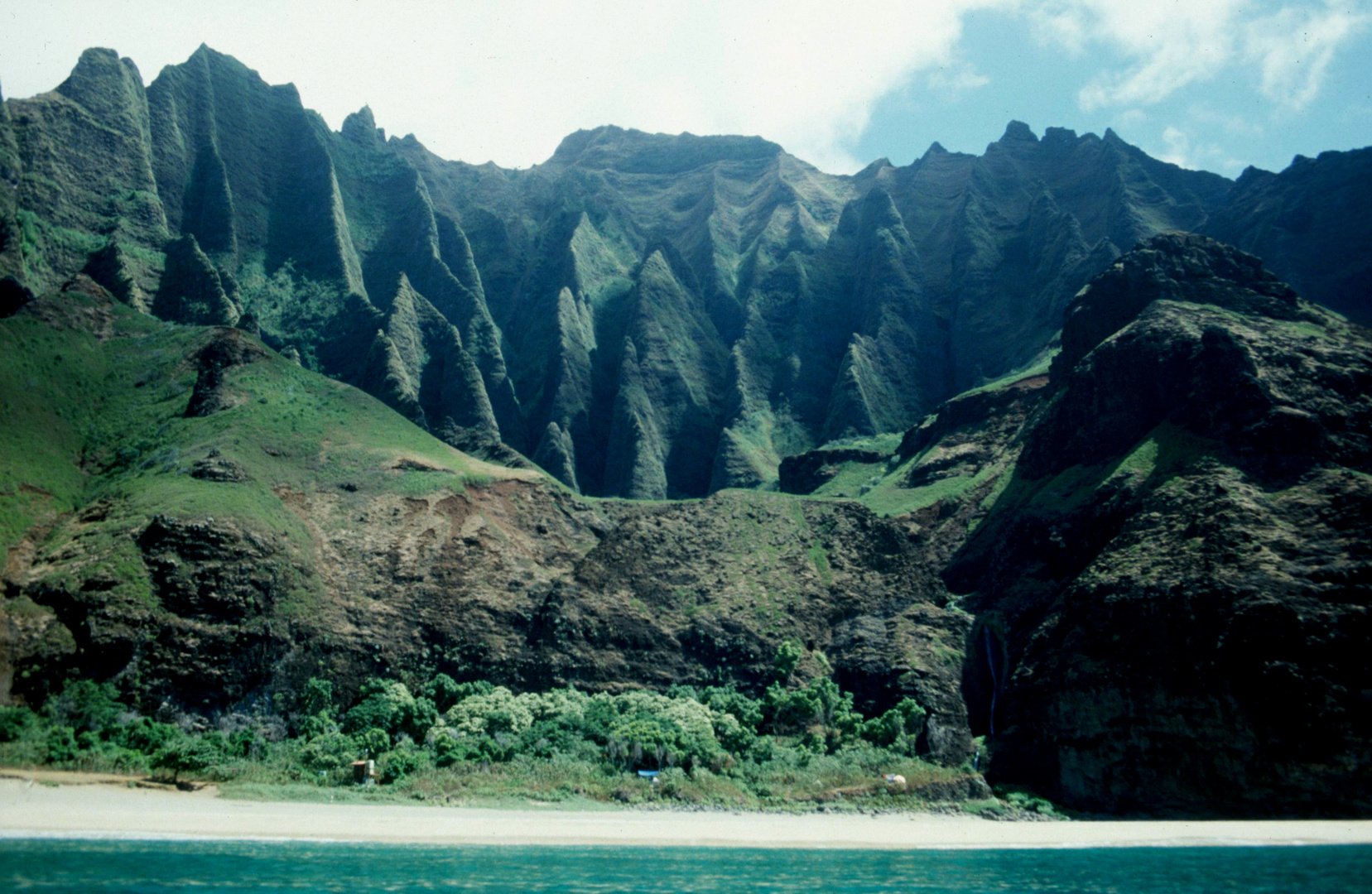 Napali Coast Boat Ride, Kauai - 1987