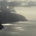 Napali Coast im Gegenlicht