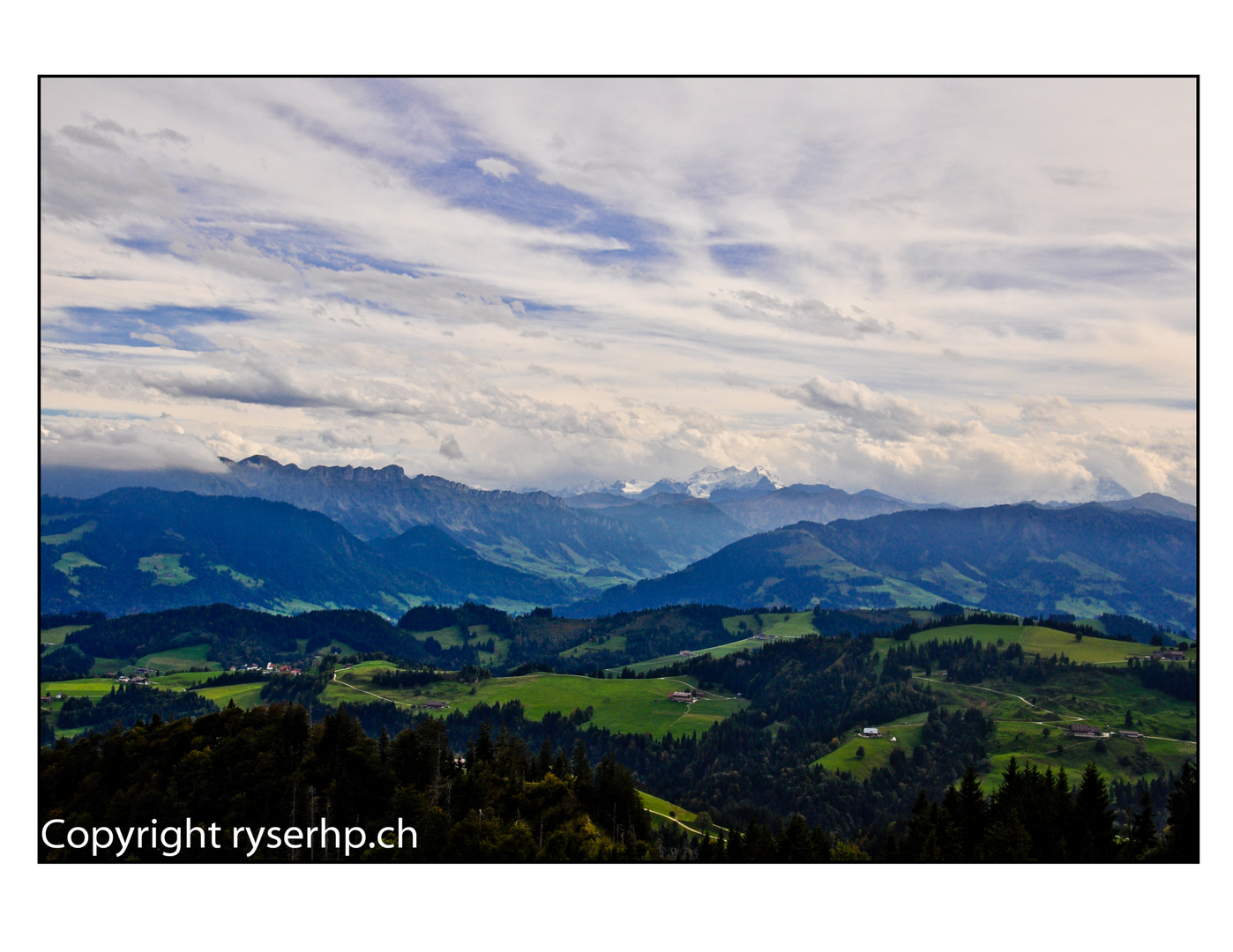 Napf Richtung Bramboden, Alpen Schweiz