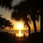 Naples Beach bei Sonnenuntergang