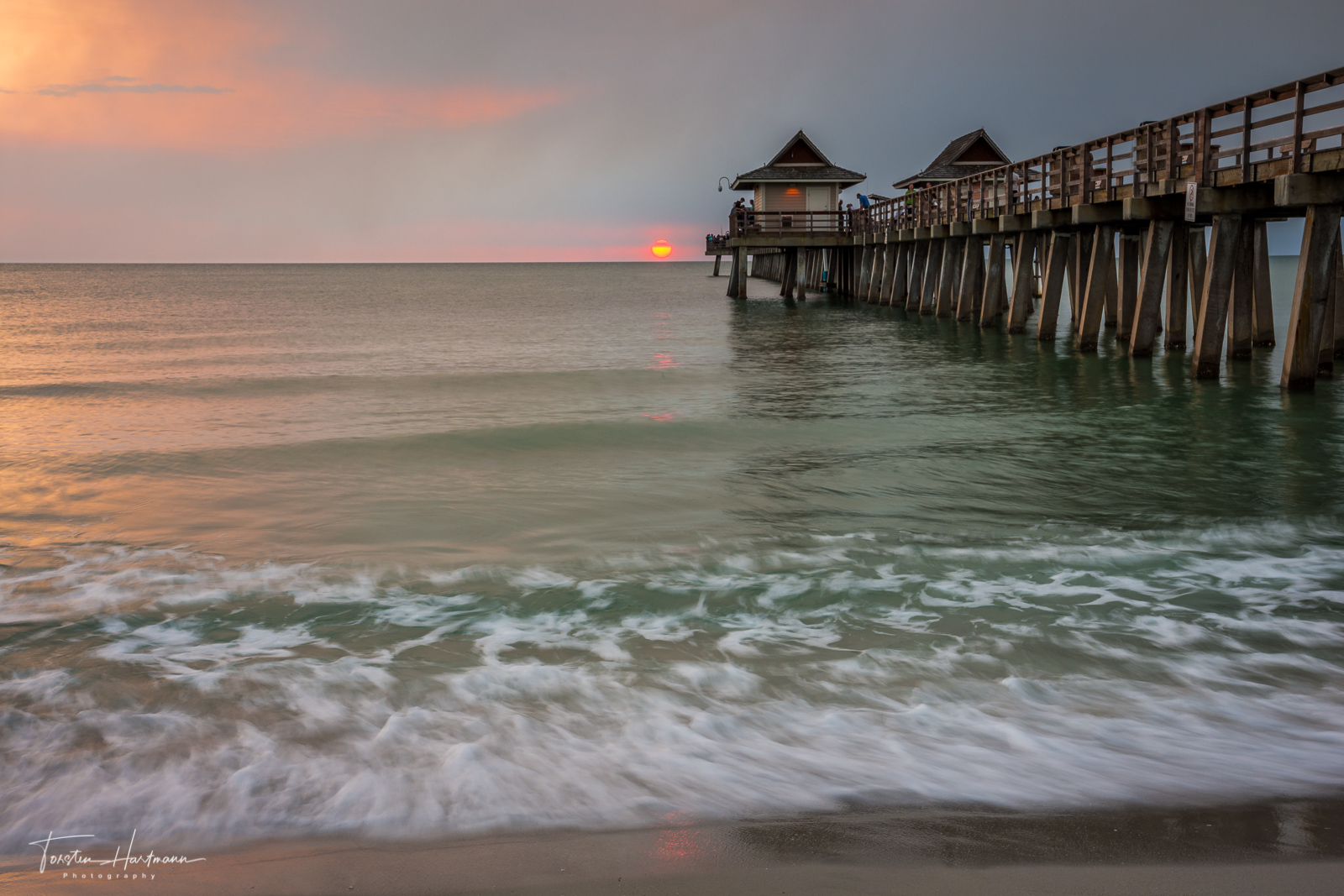 Naples Pier at sunset (USA)