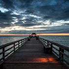 Naples Pier bei Nacht