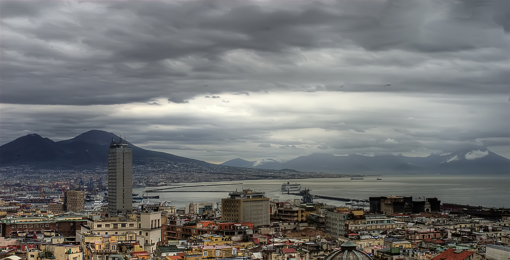 Naples, rainy day