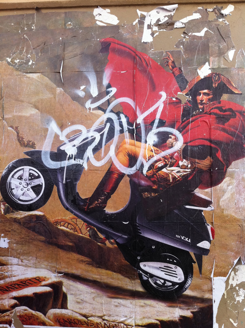 Napoleon on a Vespa, Paris