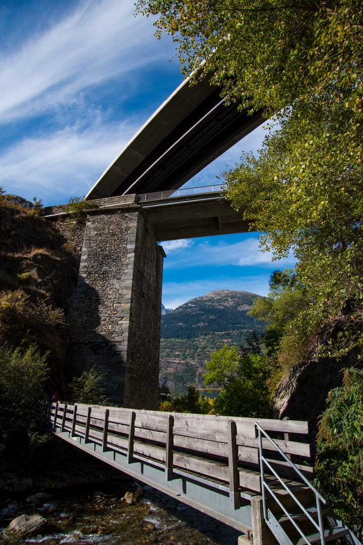 Napoleonsbrücke Saltinaschlucht, Wallis (CH)