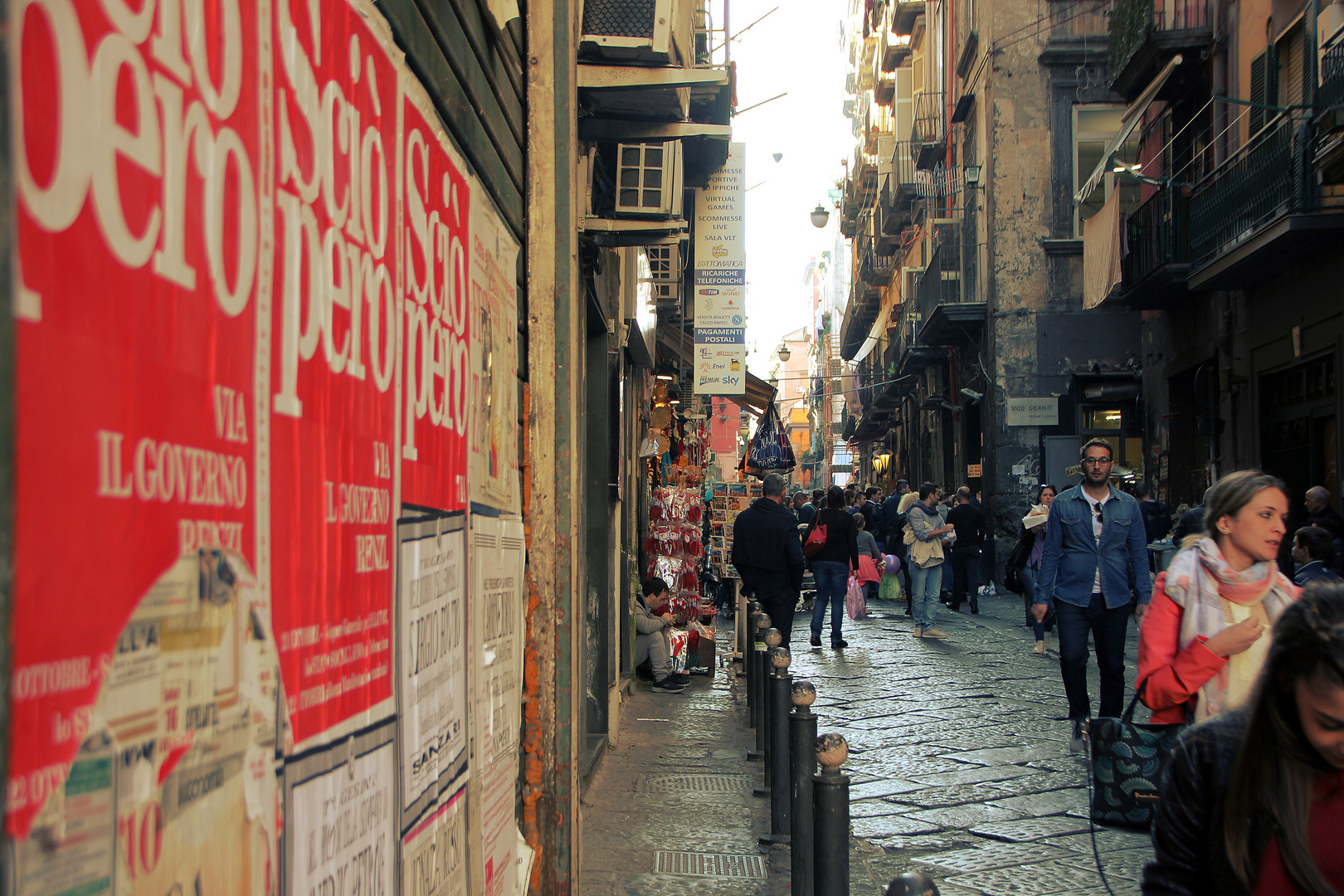 Napoli, Ecke Vico Cicanti 