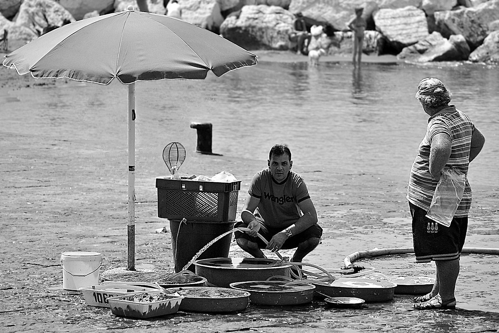 Napoli, mercato del pesce