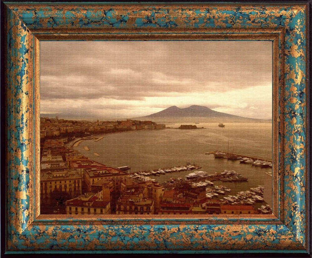 Napoli - Panorama con vista del Vesuvio