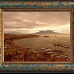 Napoli - Panorama con vista del Vesuvio