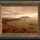 Napoli - Panorama con vista del Vesuvio