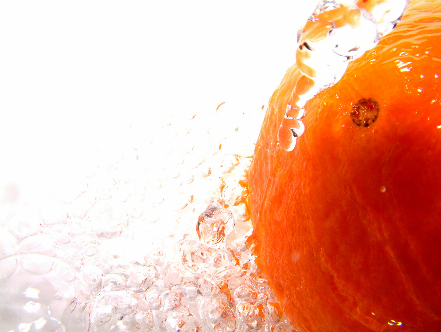 Naranja en su punto de agua