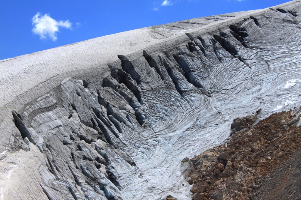 Narben im Gletscher 2