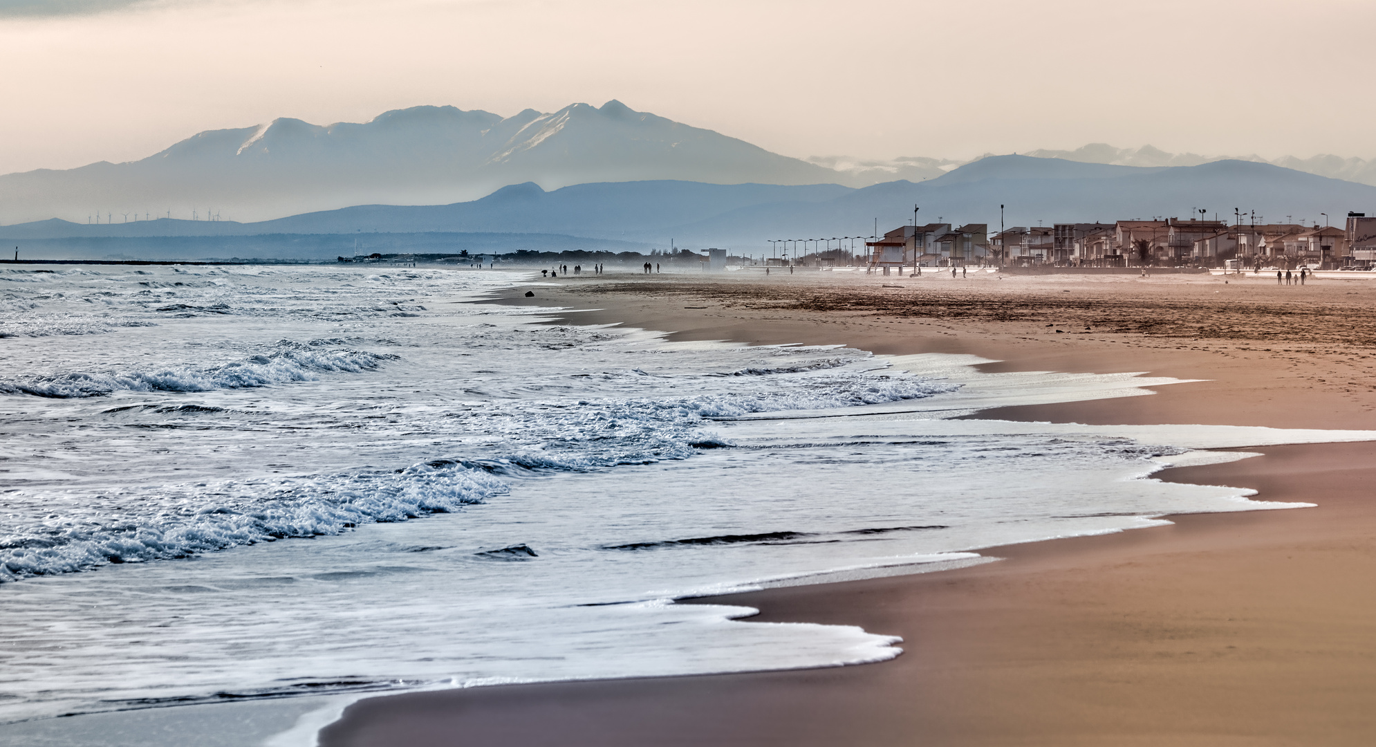 Narbonne Plage im Winter