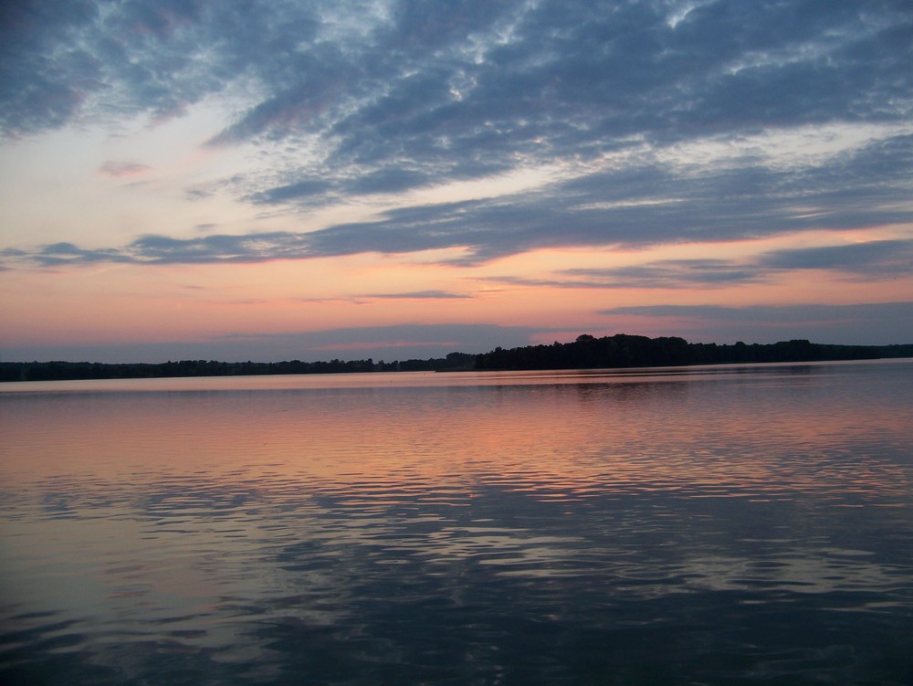 Narie See an der Dämmerung