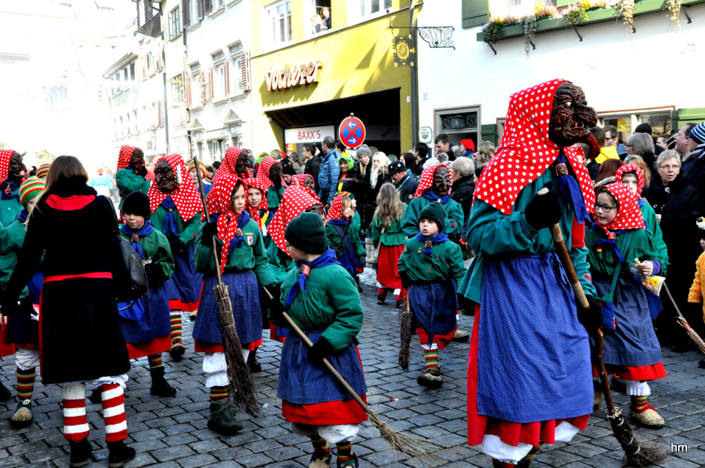 "Narrensamen" auf dem Narrensprung in Wangen