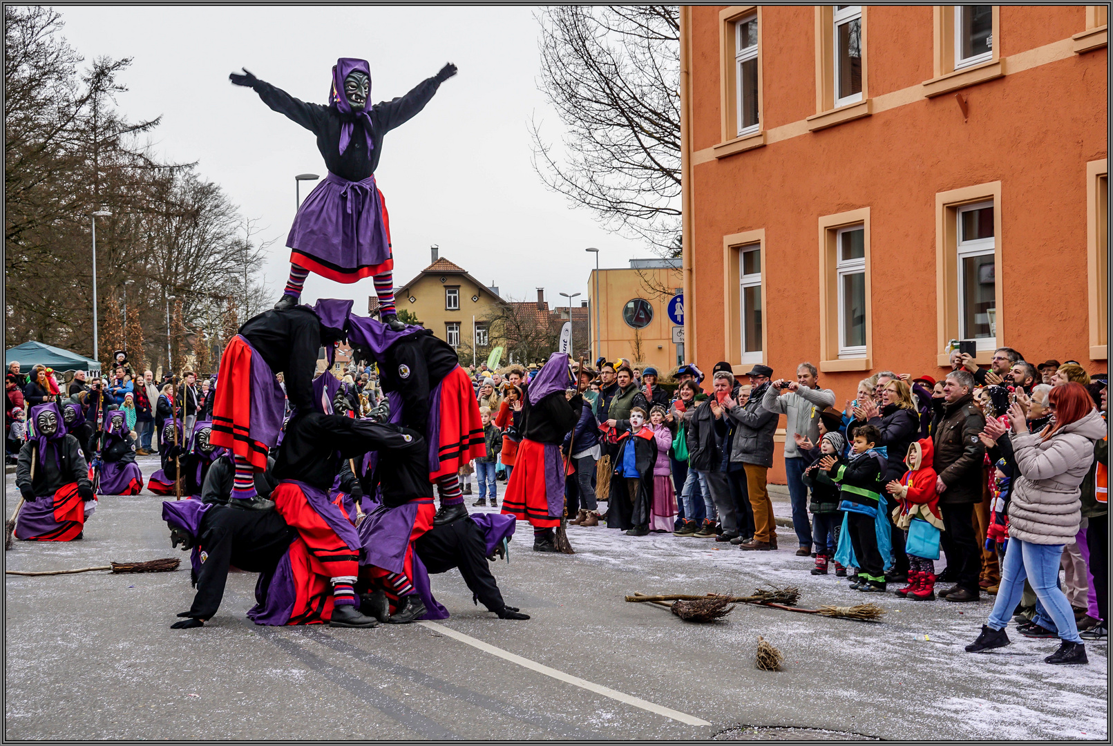 Narrensprung in Leutkirch / Allgäu