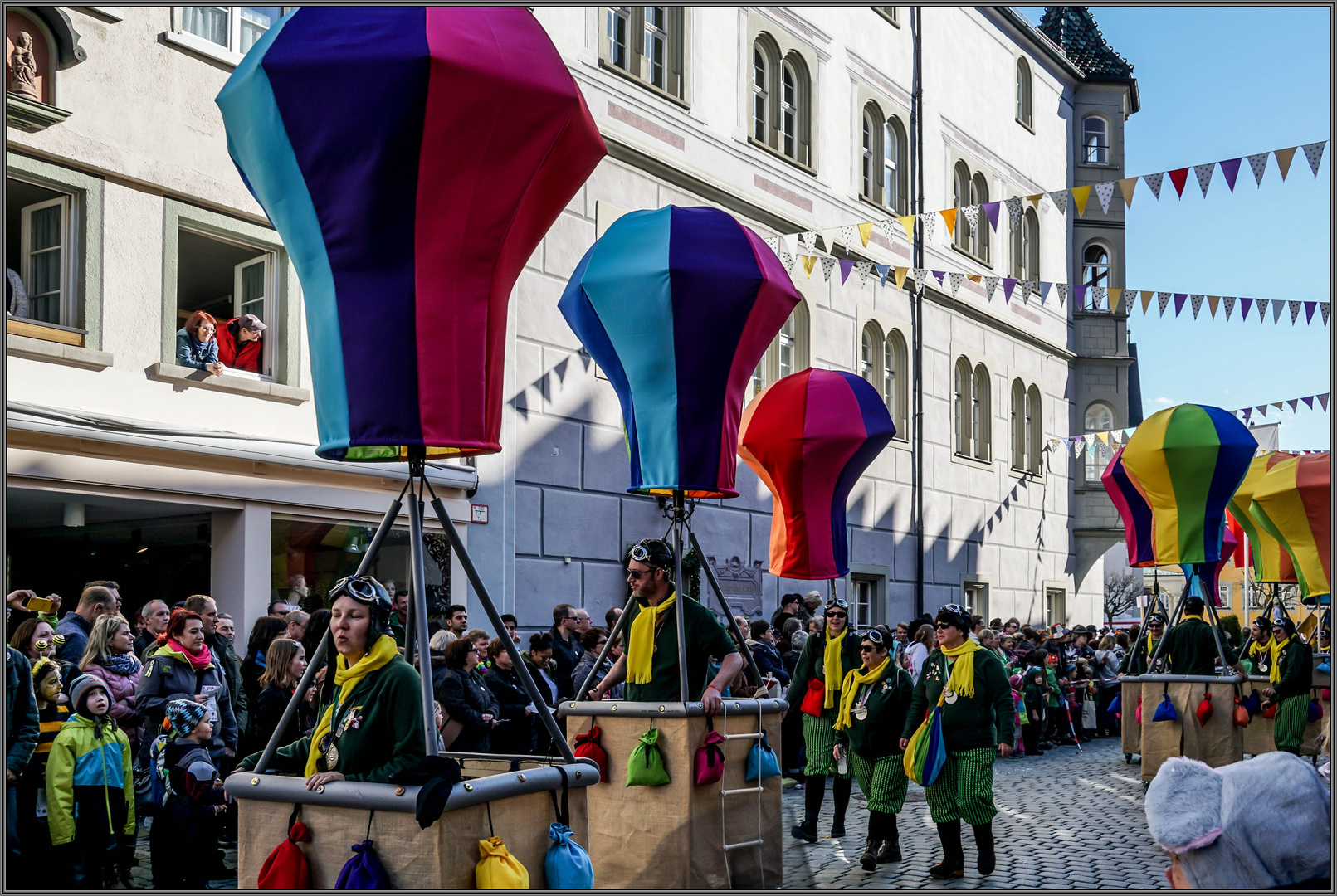 Narrensprung in Wangen / Allgäu