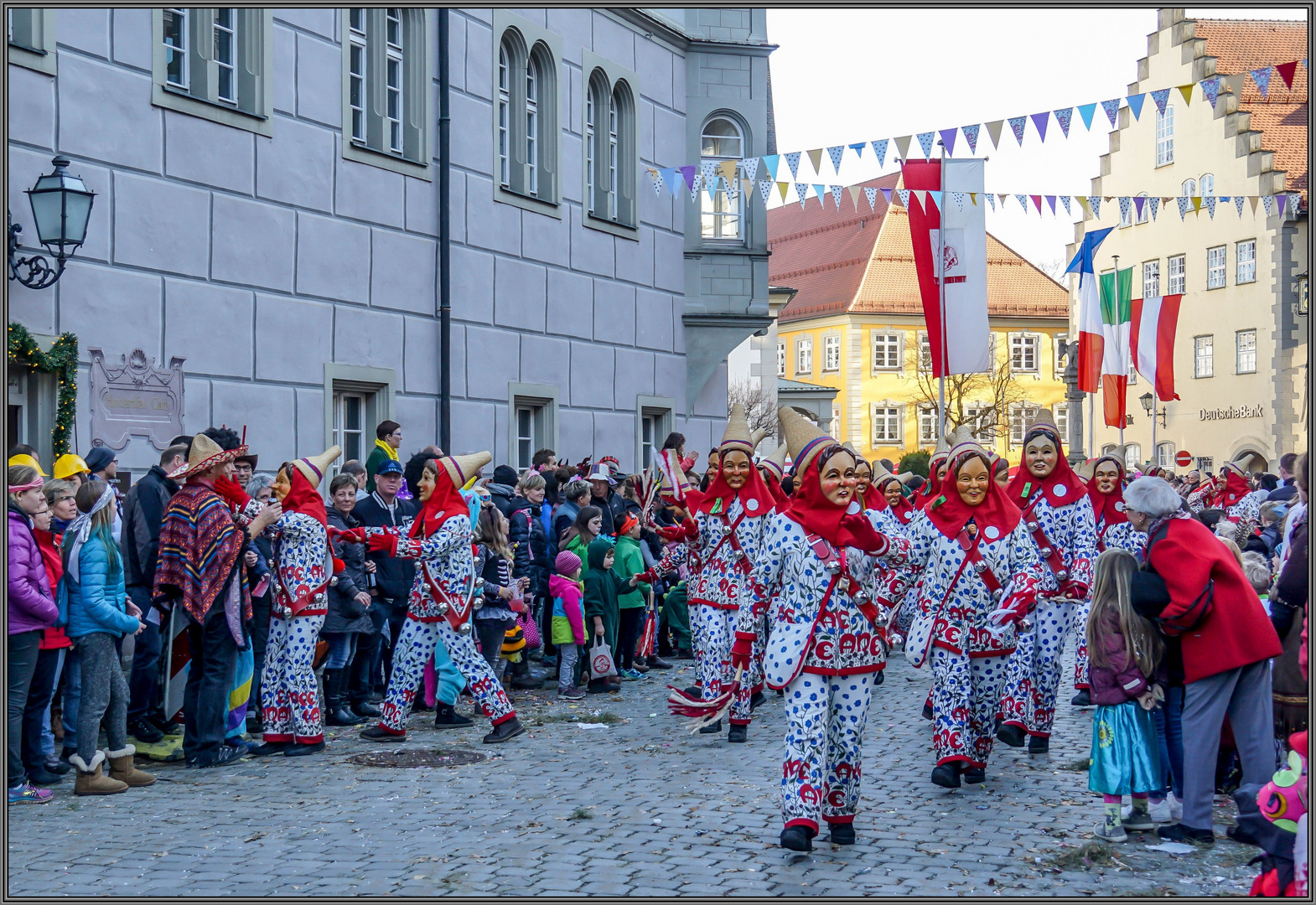 Narrensprung in Wangen / Allgäu