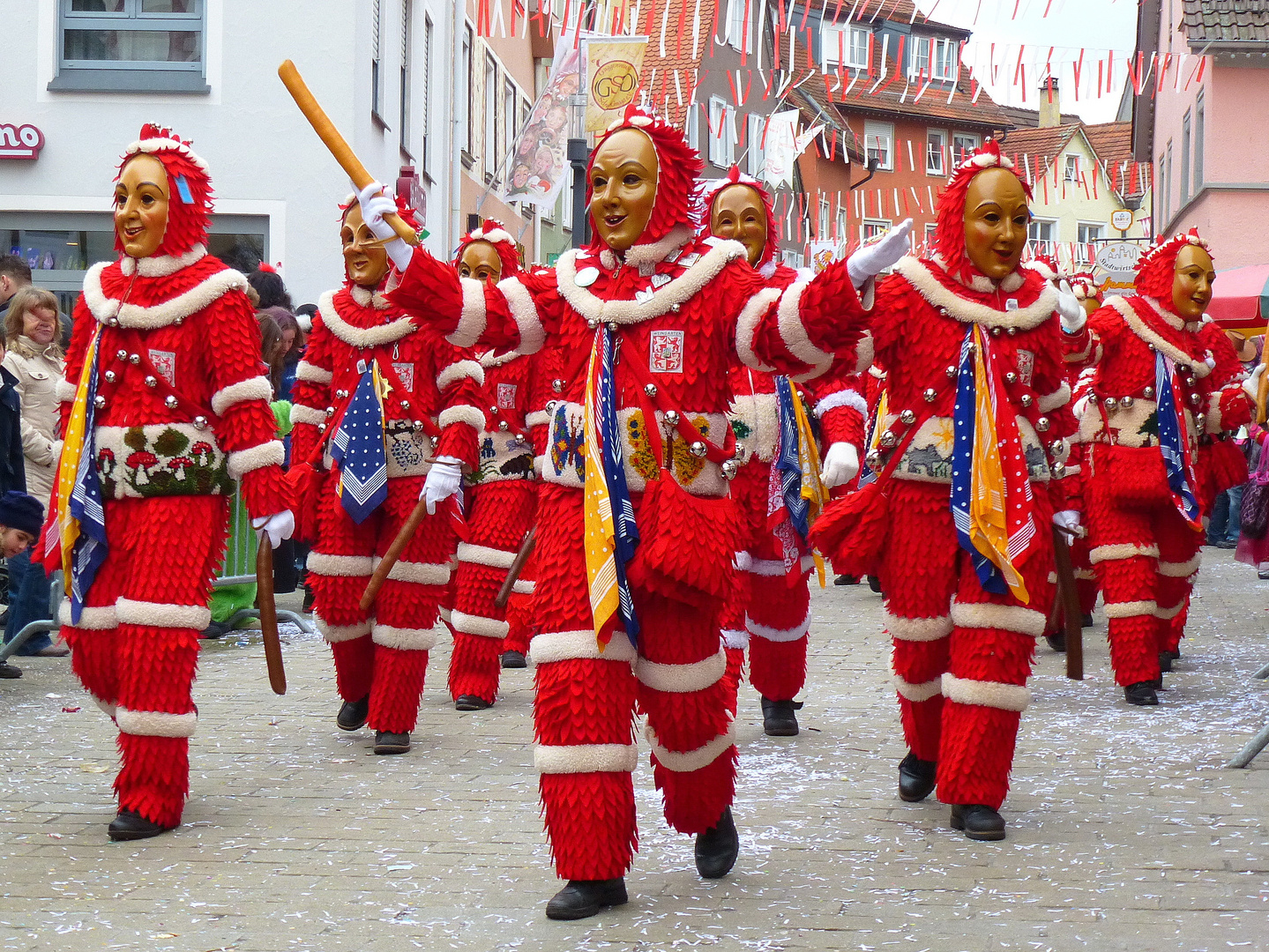 Narrensprung in Weingarten in Oberschwaben