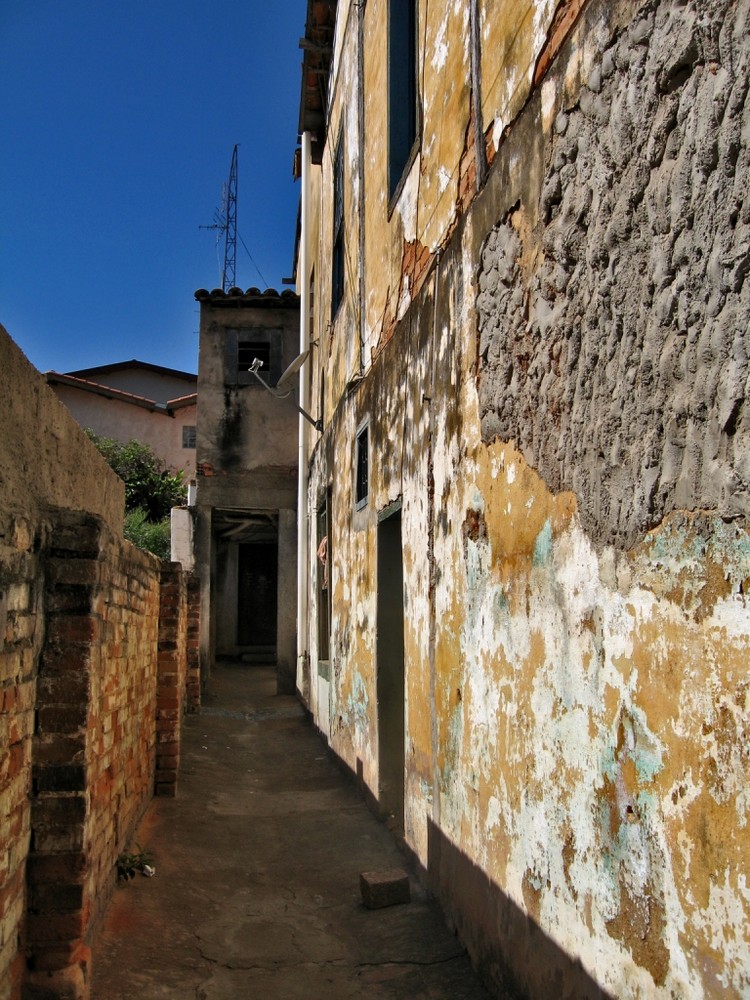 Narrow old corridor