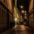 Narrow streets of cobblestone